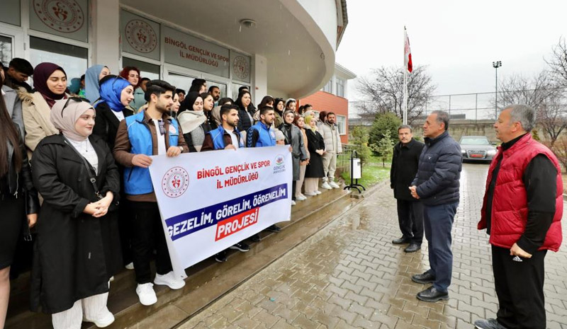 Bingöl`den 100 öğrenci Mardin gezisine gönderildi