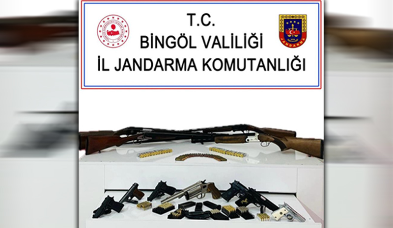 Bingöl`de silah kaçakçılığı operasyonu: 1 gözaltı
