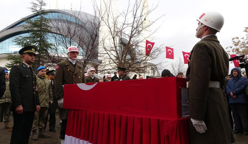 Bingöllü şehit son yolculuğuna uğurlandı