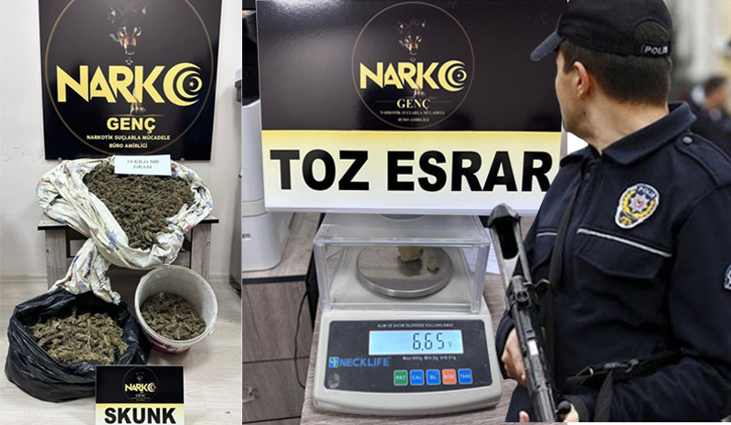 Bingöl`de uyuşturucu operasyonu: 3 gözaltı