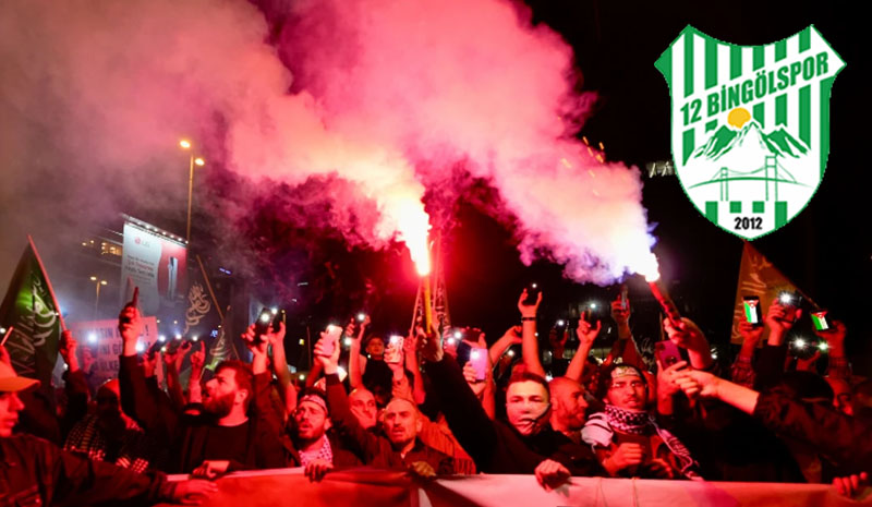 12Bingölspor`dan taraftara ‘Gazze` çağrısı