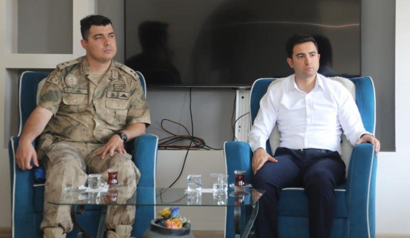 Kaymakam Güzel, Kuzey Irak`tan dönen korucuları ziyaret etti