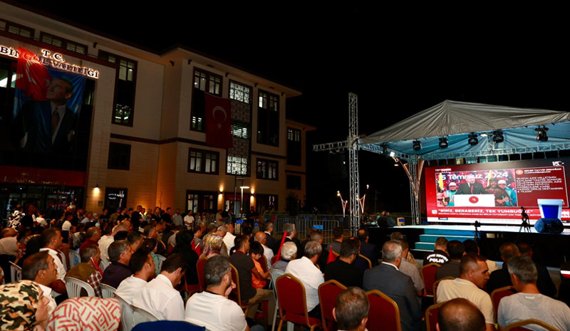 Bingöl`de ‘15 Temmuz Demokrasi ve Birlik Günü` nöbeti