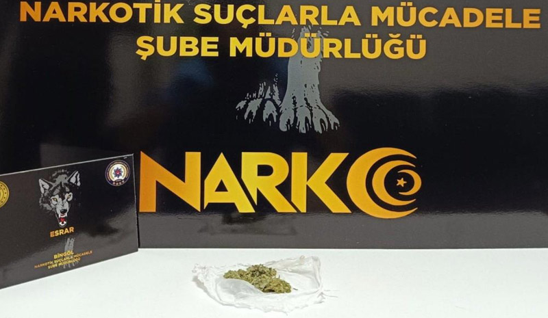 Bingöl`de Uyuşturucuyla Mücadele: 2 Gözaltı
