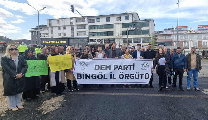 Bingöl DEM Parti`den kalıcı çözüm çağrısı!