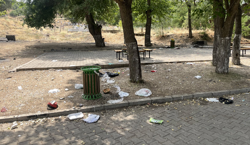 Şeyh Ahmet mesire alanını çöplüğe çevirdiler!