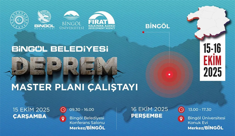 Bingöl`de ‘Deprem Master Planı` Çalıştayı