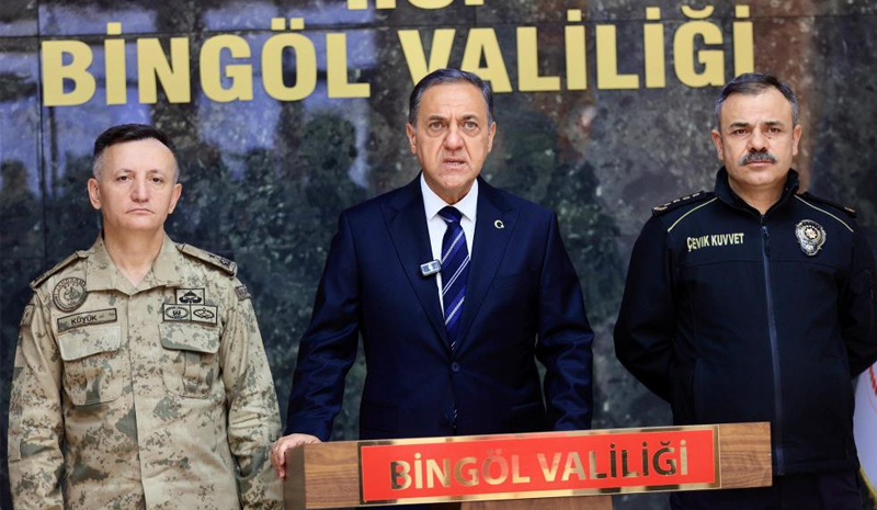 Bingöl Valisi Usta, güvenlik verilerini paylaştı