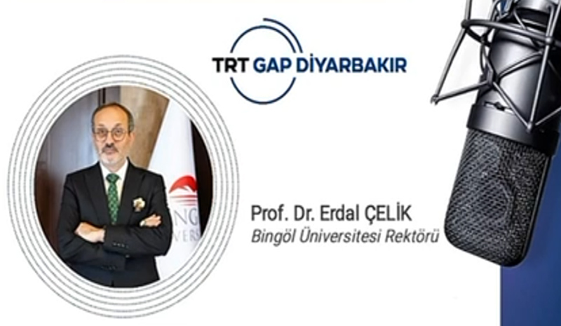 Rektör Çelik, TRT GAP Radyosu`nda Arıcılık Projesini Anlattı