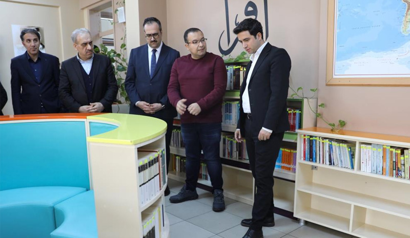 Genç`te modern ve donanımlı kütüphane hizmete açıldı