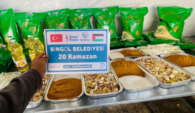 Bingöl Belediyesi`nin Gazze iftarları başladı
