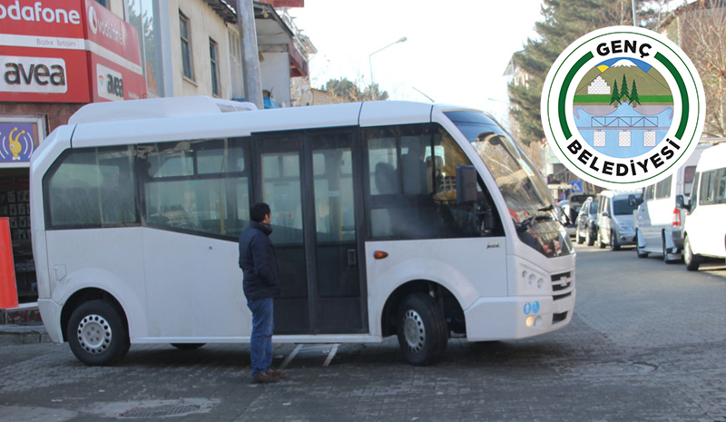 Genç Belediyesi 4 Minibüs Hattını 10 Yıllığına Kiraya Veriyor