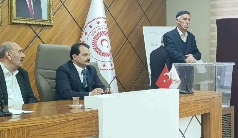 Bingöl İl Genel Meclisi Başkanlığı`nda Nihat Doğu güven tazeledi