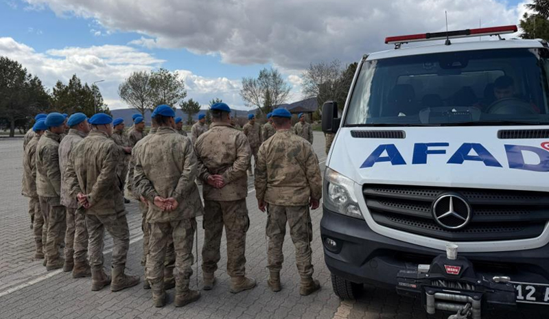 Bingöl`de jandarma personeline afet eğitimi