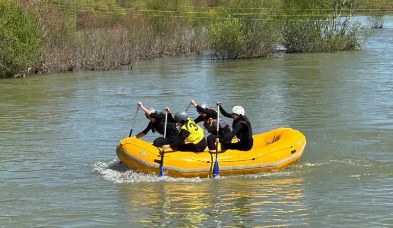 Bingöl`de Rafting Heyecanı Başladı! 10 İlden 400 Sporcu Genç`te Buluştu