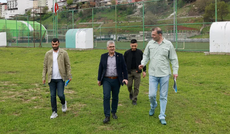 Vali Çelik, yeni saha alanını yerinde inceledi!