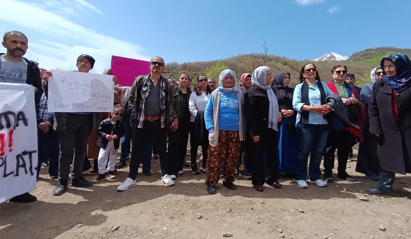 Kiğı`da siyanürlü maden tepkisi: `Peri Vadisi talana teslim edilmesin`