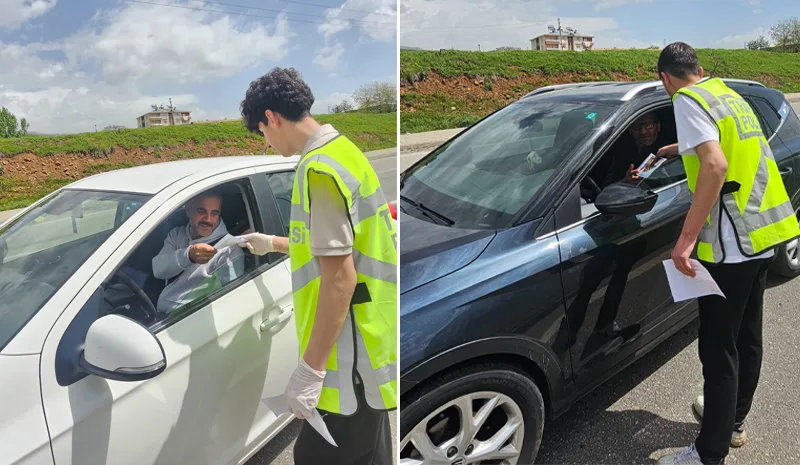 Bingöl`de trafik ve çevre farkındalığı etkinliği