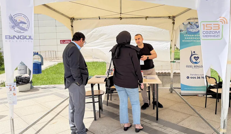 Kariyer Fuarı`nda Bingöl Belediyesi 153 Çözüm Merkezi Tanıtıldı