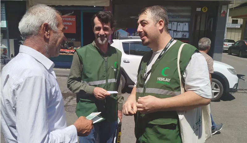 Yeşilay Bingöl bağımlılıkla mücadele için sahada