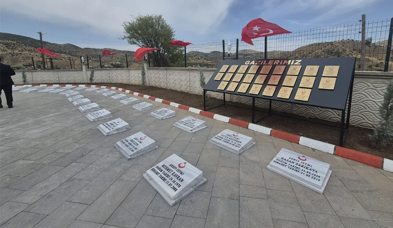 Servi Şehitleri ve Gazileri Anıtı dualarla açıldı