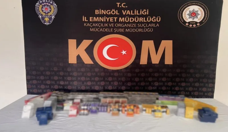 Bingöl`de kaçak sigara operasyonu