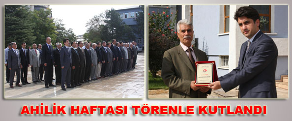 Ahilik haftası kutlandı