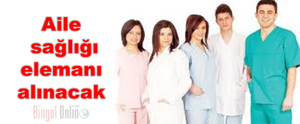 Aile sağlığı elemanı alınacak