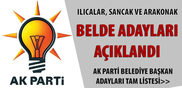 Ak parti belediye başkan adayları tam listesi