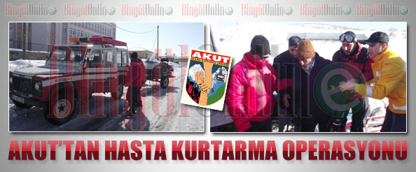 Akut`tan hasta kurtarma operasyonu