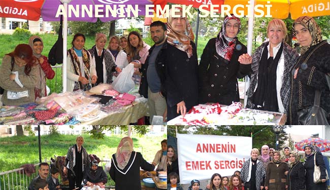 Anneler emeklerini sergileyecek