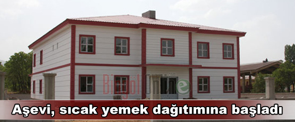 Aşevi sıcak yemek dağıtımına başladı