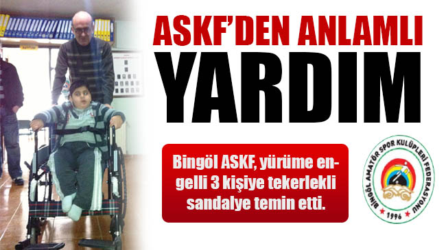 Askf`den anlamlı yardım