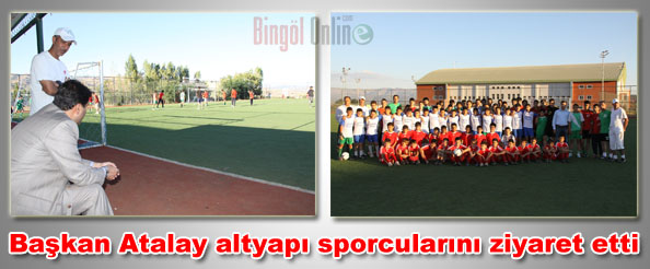 Atalay altyapı sporcularını ziyaret etti