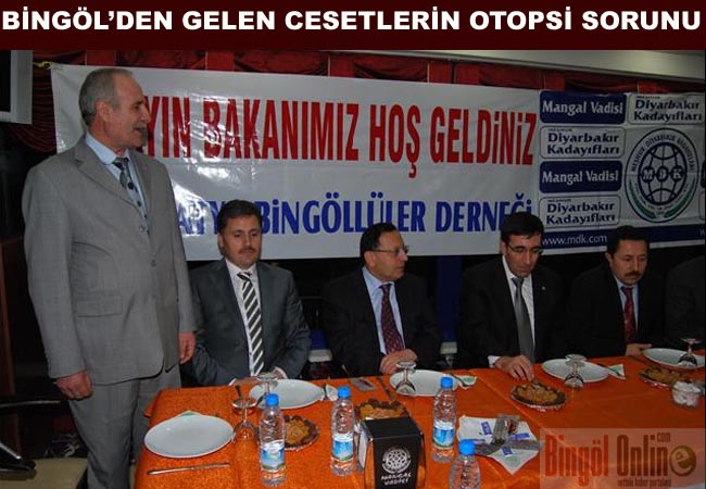 Bakan yılmaz bingöllülerle buluştu