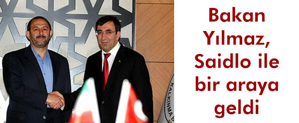 Bakan yılmaz, saidlo ile bir araya geldi