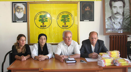 Bdp miting çalışmalarına start verdi