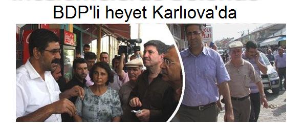 Bdp`li heyet karlıova`da