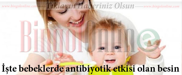 Bebeklerde antibiyotik etkisi olan besin