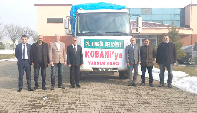 Belediyeden mültecilere yardım