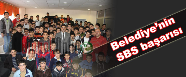 Belediye`nin sbs başarısı