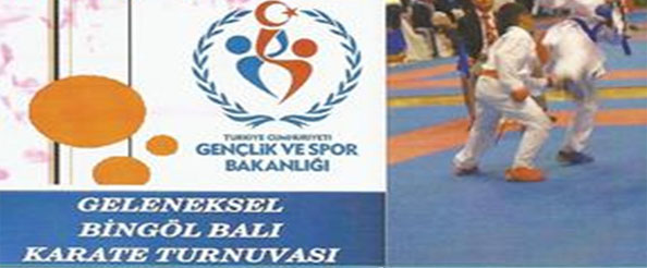 Bingöl balı karate turnuvası yapılacak