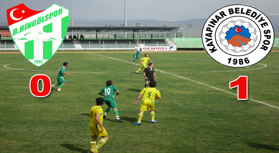 Bingöl spor haftayı puansız kapattı