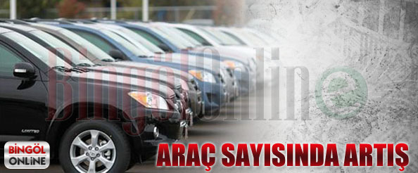 Bingöl`de araç sayısı 12 bini buldu