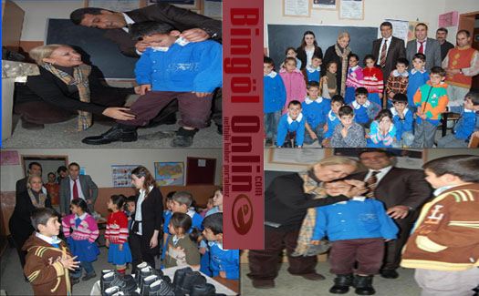 Bingöllü öğrencilere giyim yardımı