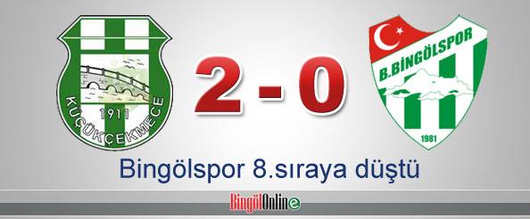 Bingölspor, 8. sıraya düştü