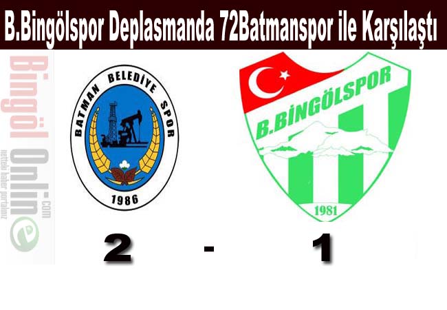 Bingölspor, deplasmandan puansız döndü