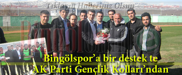 Bingölspor`a bir destek te ak parti gençlik kolları`ndan