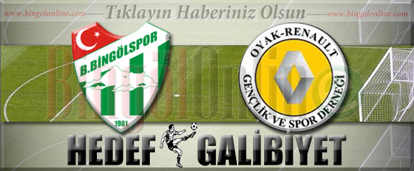 Bingölspor`da hedef: galibiyet