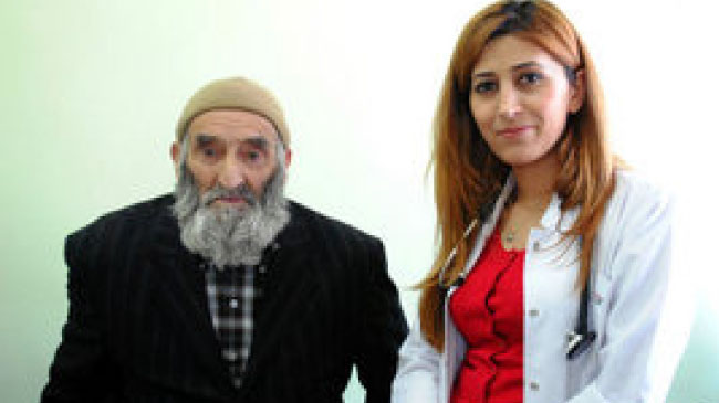 Bingöl`ü de, hastaneyi de ilk kez gördü